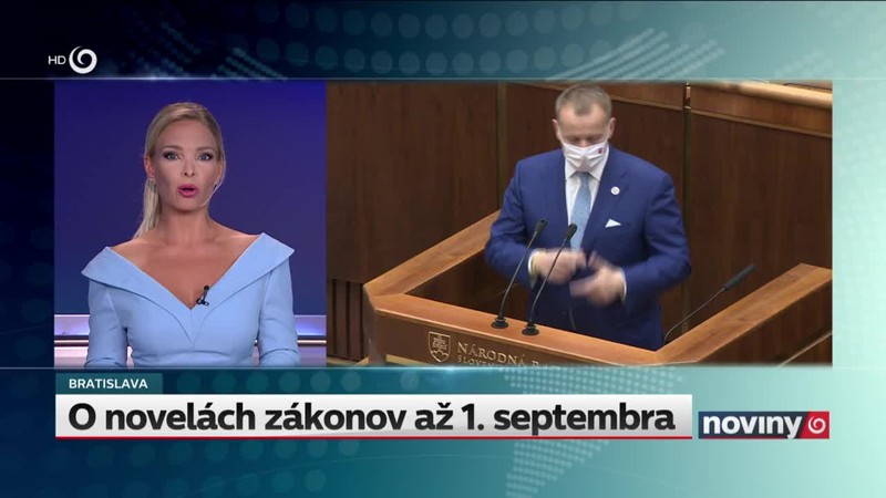 O novelách zákonov až 1. septembra