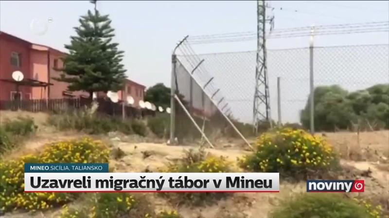 Uzavreli migračný tábor v Mineu