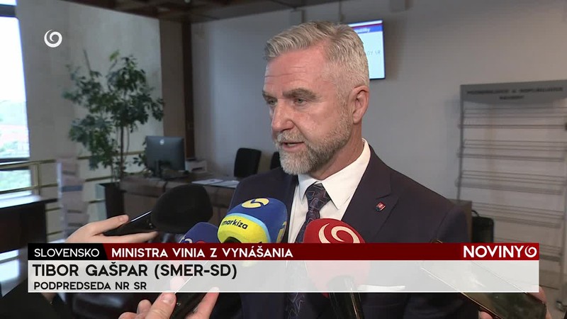 MINISTRA VINIA Z VYNÁŠANIA