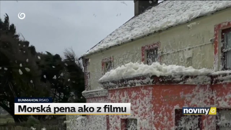 Morská pena ako z filmu