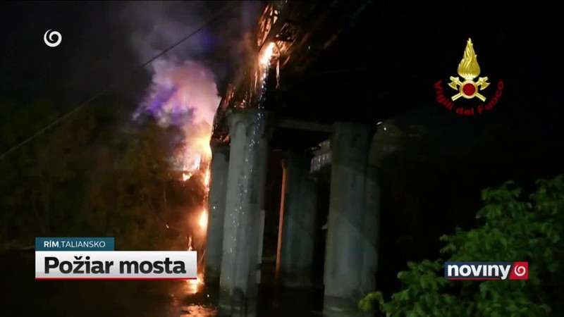 Požiar mosta
