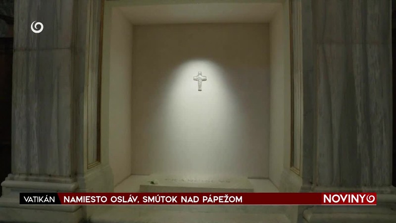 NAMIESTO OSLÁV, SMÚTOK NAD PÁPEŽOM