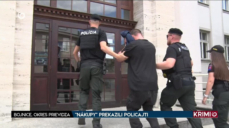 "NÁKUPY" PREKAZILI POLICAJTI
