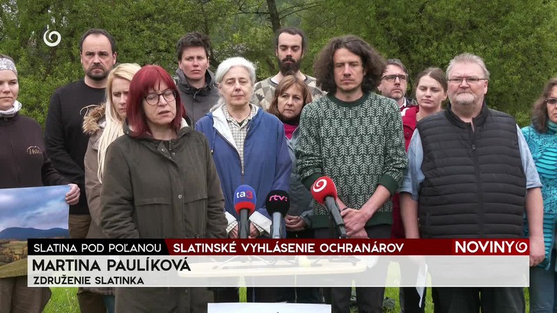 SLATINSKÉ VYHLÁSENIE OCHRANÁROV
