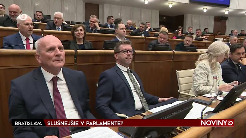 SLUŠNEJŠIE V PARLAMENTE?