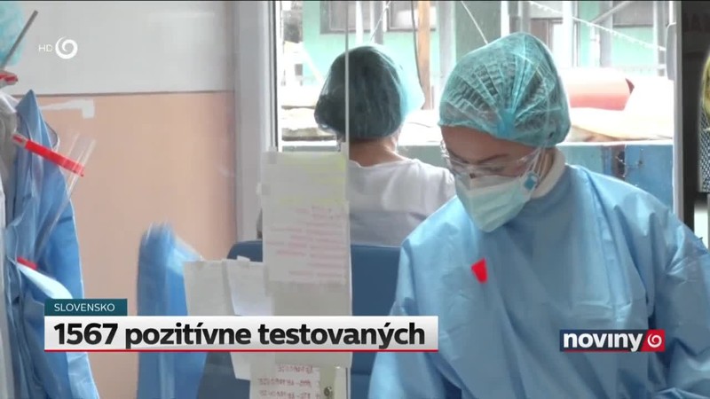 1567 pozitívne testovaných