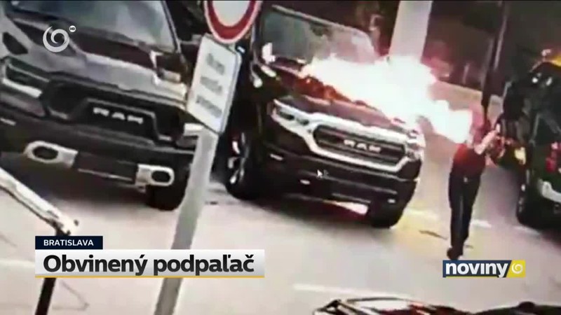 Obvinený podpaľač