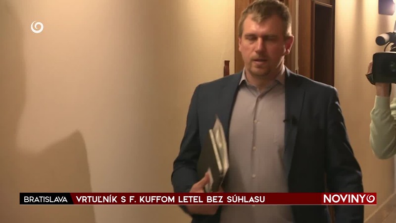 VRTUĽNÍK S F. KUFFOM LETEL BEZ SÚHLASU