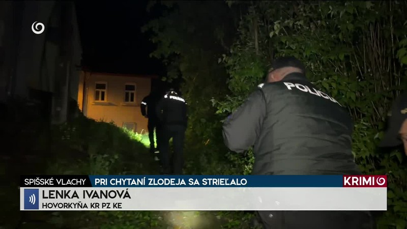 PRI CHYTANÍ ZLODEJA SA STRIEĽALO