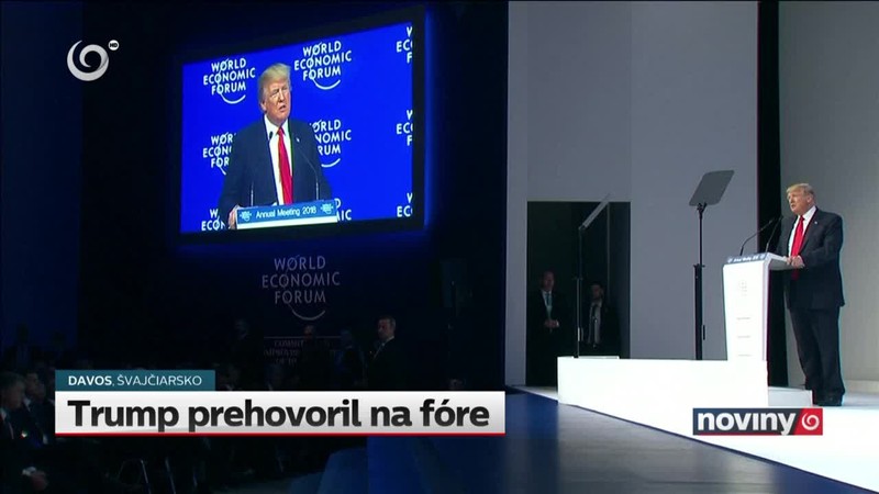 Trump prehovoril na fóre