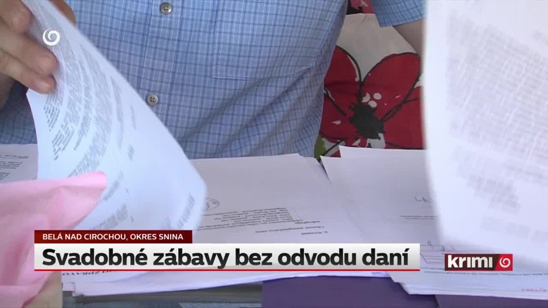 Svadobné zábavy bez odvodu daní