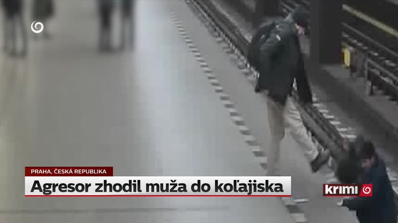 Agresor zhodil muža do koľajiska