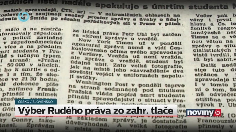 Výber Rudého práva zo zahr. tlače