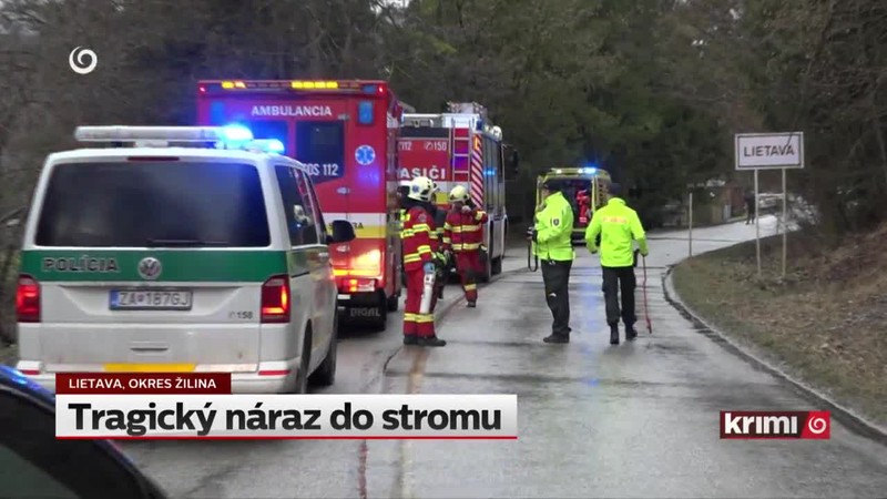 Tragický náraz do stromu
