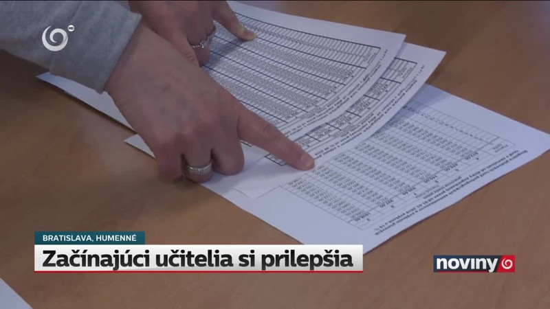 Začínajúci učitelia si prilepšia