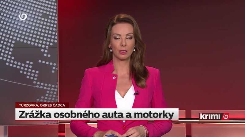 Zrážka osobného auta a motorky