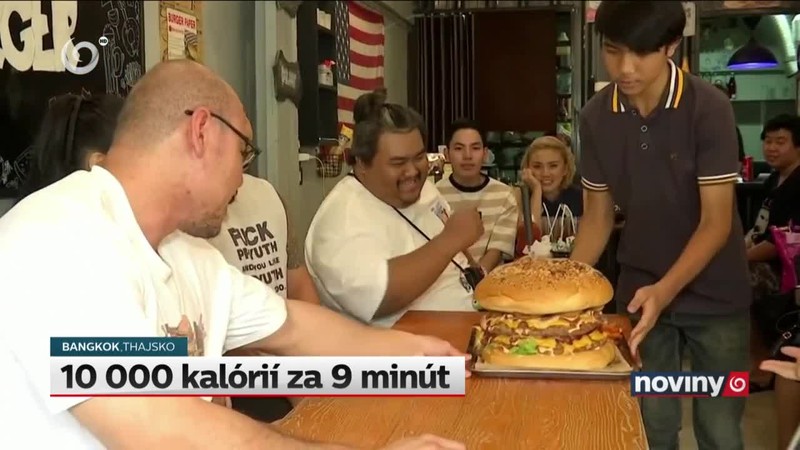 10 000 kalórií za 9 minút