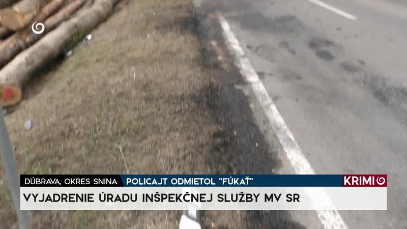 POLICAJT ODMIETOL "FÚKAŤ