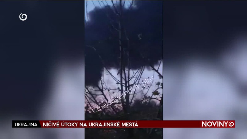 NIČIVÉ ÚTOKY NA UKRAJINSKÉ MESTÁ