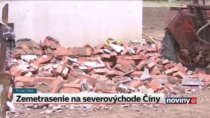 Zemetrasenie na severovýchode Číny