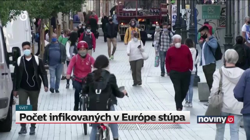 Počet infikovaných v Európe stúpa