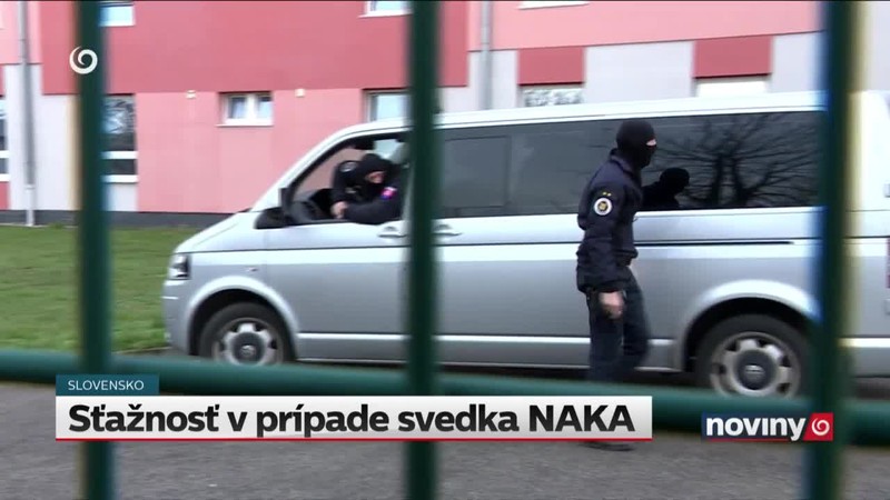 Sťažnosť v prípade svedka NAKA