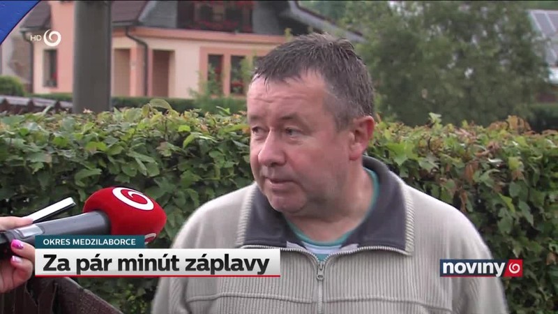 Za pár minút záplavy