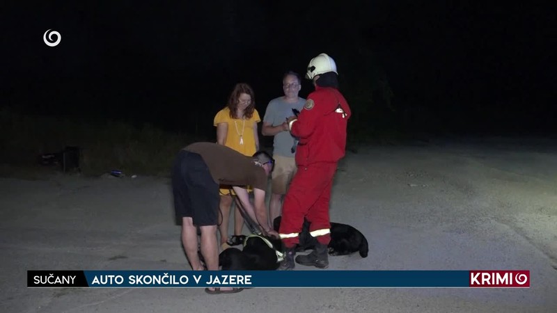 AUTO SKONČILO V JAZERE