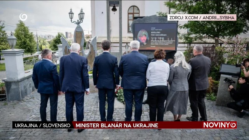 MINISTER BLANÁR NA UKRAJINE