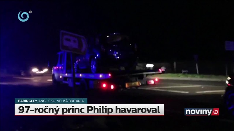 97-ročný princ Philip havaroval
