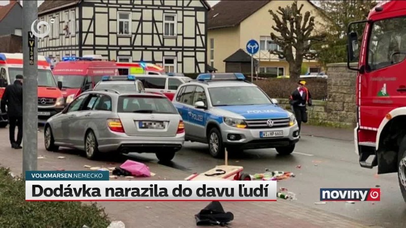 Dodávka narazila do davu ľudí