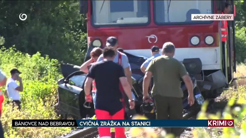 CVIČNÁ ZRÁŽKA NA STANICI