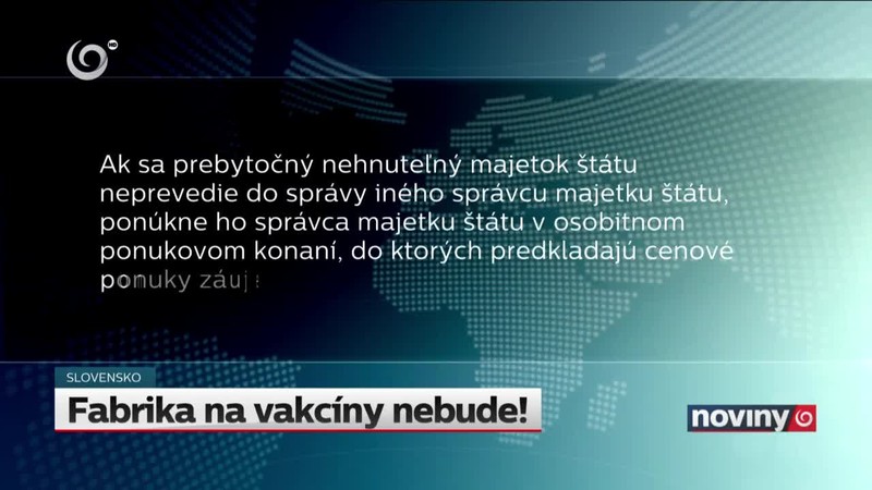Fabrika na vakcíny nebude!