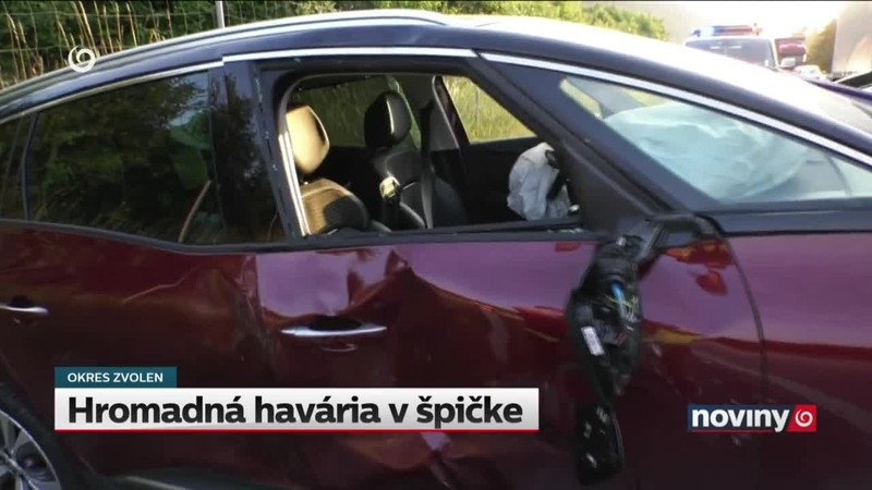 Hromadná havária v špičke