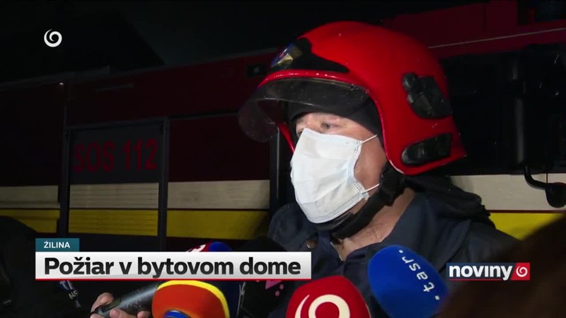 Požiar v bytovom dome
