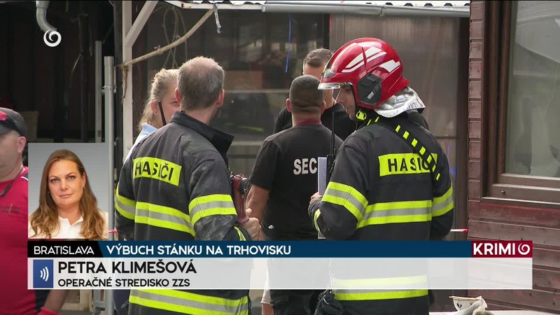 VÝBUCH STÁNKU NA TRHOVISKU