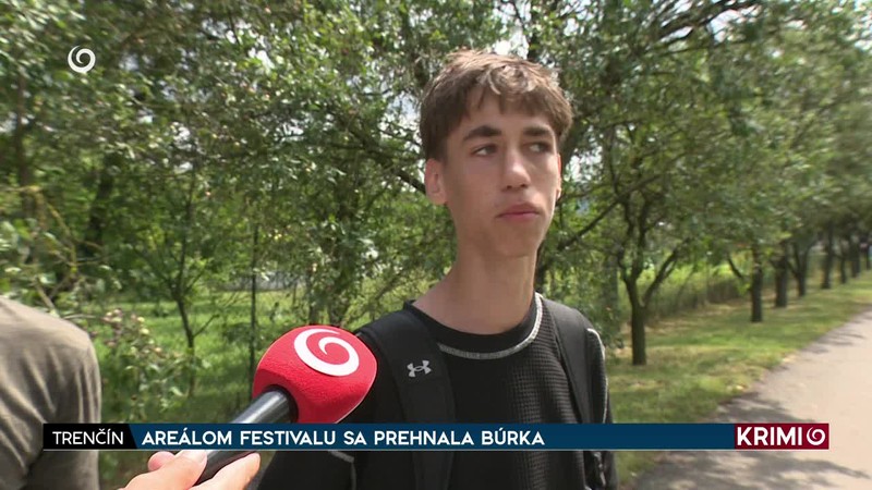 AREÁLOM FESTIVALU SA PREHNALA BÚRKA