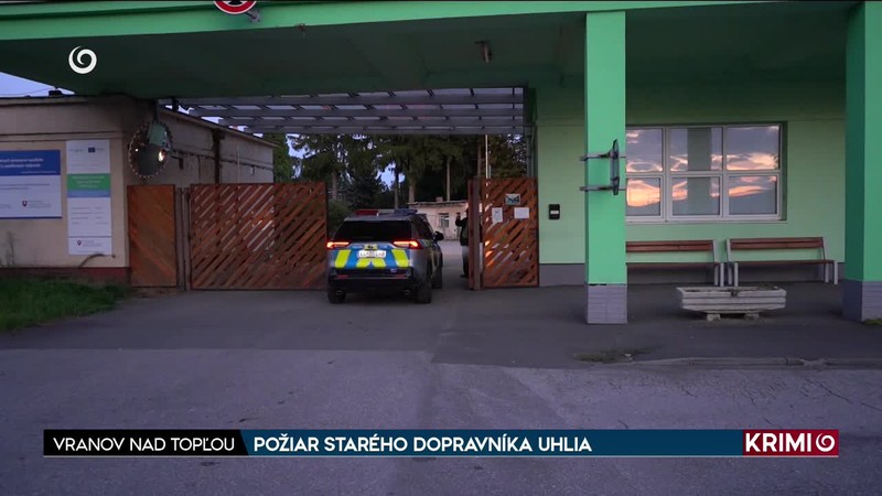 POŽIAR STARÉHO DOPRAVNÍKA UHLIA