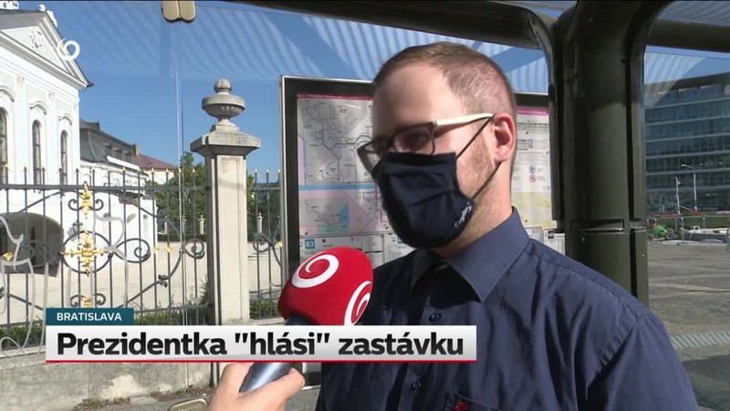 Prezidentka "hlási" zastávku