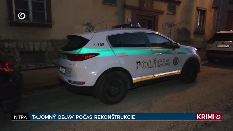 TAJOMNÝ OBJAV POČAS REKONŠTRUKCIE