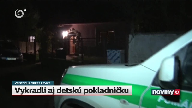Vykradli aj detskú pokladničku