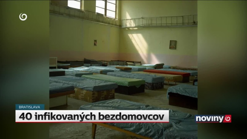40 infikovaných bezdomovcov