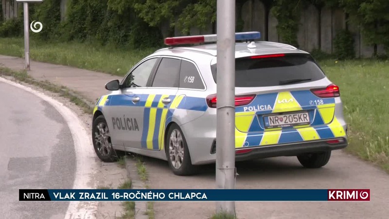VLAK ZRAZIL 16-ROČNÉHO CHLAPCA