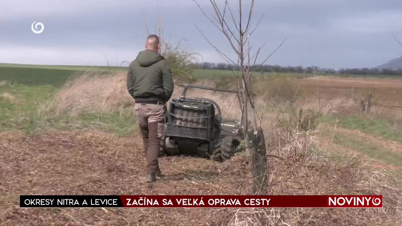 ZAČÍNA SA VEĽKÁ OPRAVA CESTY