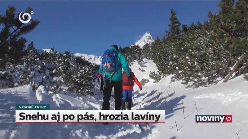 Snehu aj po pás, hrozia lavíny