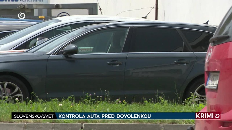 KONTROLA AUTA PRED DOVOLENKOU