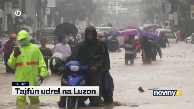 Tajfún udrel na Luzon