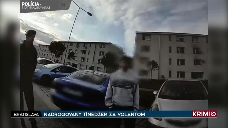 NADROGOVANÝ TÍNEDŽER ZA VOLANTOM