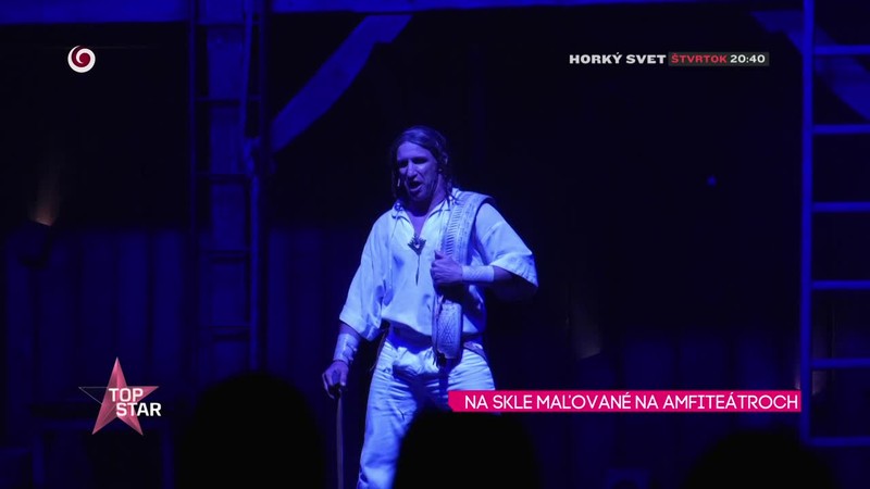 NA SKLE MAĽOVANÉ NA AMFITEÁTROCH