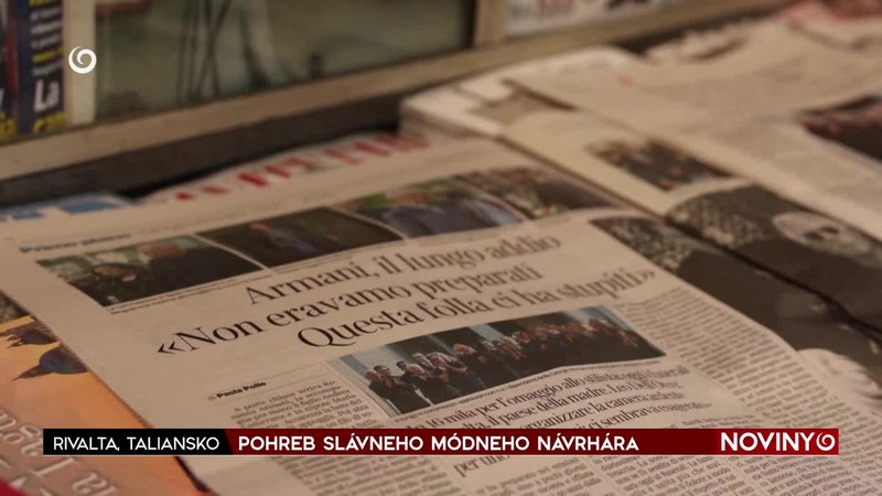 POHREB SLÁVNEHO MÓDNEHO NÁVRHÁRA